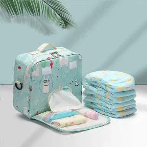 Diaper Bag Totes with Changing Pad and Stroller Straps Large Portable Newborn Baby Bags Unisex and Stylish Travel Diaper Backpacks