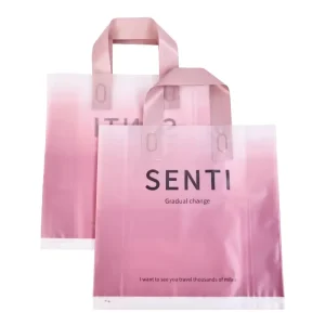 Die Cut Bags Luxury Plastic Bags for Small Business Retail Parties Favors