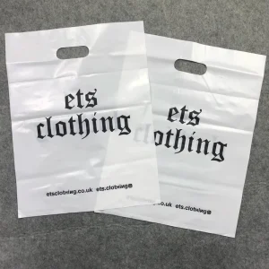 Die Cut Eco-Friendly Custom Design Plastic Shopping Bag Printing Plastic Bags With Logo
