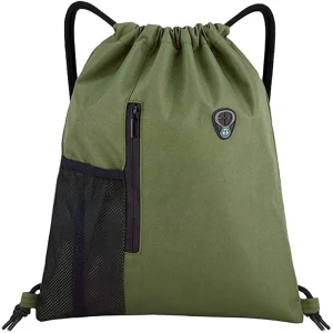 Drawstring Bag Waterproof Polyester Drawstring Backpack Bag Sports Draw String Bags Custom Logo Promotional