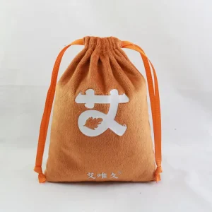 Drawstring Gift Bags Velvet Pouch Custom Small Suede Jewelry Packaging Pouches with Logo