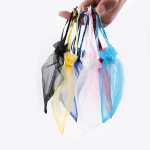 Drawstring Organza Bags 15x20cm Big Gift Pouch Drawstring Mesh Bag Multi Colors Organza Gift Bag Wedding Jewelry Packaging Bag