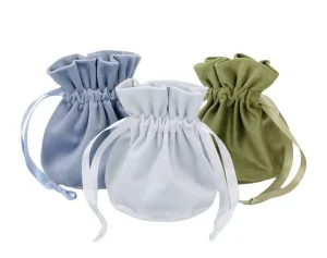 Drawstring Velvet Bag Round Bottom Velvet Drawstring Pocket Colorful Jewelry Gift Wedding Candy Drawstring Storage Bag