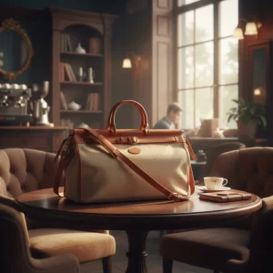 Duffle Bag Canvas and Leather Weekender Bag Custom Overnight Bag Travel Organizer