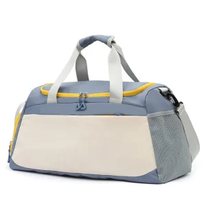 Durable Oxford Custom Large Capacity Sport Yoga Travel Bag Portable Gym Bag with Shoes Compartment