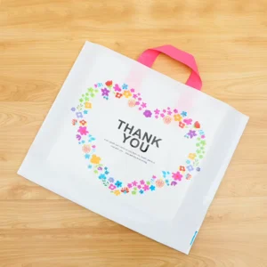 Durable Reusable Shopping Bag with Own logo Shopping Gift Plastic Custom Plastic Bag Shopping