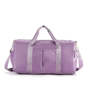 Durable Sports Bag With Large Volume for Gym Exercise Waterproof Fabric Gym Bag With Shoes Compartment