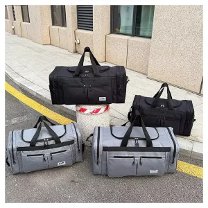 Durable Travel Duffel Bag for Women Large Duffle Bag With Separate Shoes Compartments & Straps Carry on Weekend Bag for Women