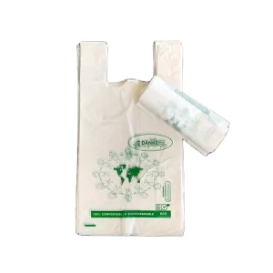EGP 100% Cornstarch Biodegradable Shopping Bags Compostable Packaging