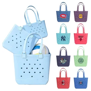 EVA Beach Tote Bag Waterproof Large Capacity Custom Logo Durable Easy Clean Outdoor Pool Travel