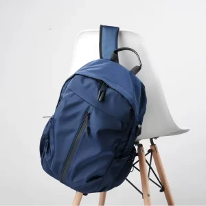 Eastshine Korean Solid Color Washed Business Commute Computer Laptop Backpack Unisex Fashion Student Bag Waterproof Zipper
