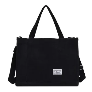Eastshine Large Capacity Waterproof Zipper Fashion Casual Shoulder Sling Bag Korean Version Solid Color Tote Bag