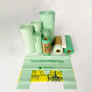 Eco Friendly 13 Gal Compostable Trash Bags 100% Biodegradable