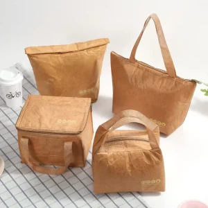 Eco Friendly Custom Waterproof Solar Panel Tyvek Insulated Foldable Lunch Cooler Bag