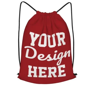 Eco Friendly Polyester Drawstring Shopping Bag for Gift and DIY Parties