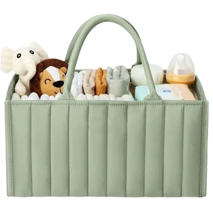 Eco-Friendly Waterproof Portable Custom Cute Baby Diaper Caddy Organizer Mommy Nappy Bag Diaper Bag