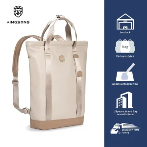 Eco friendly Durable Modern Stylish Travel Business Bio based Coffee Grounds Backpack Customization Multi Pockets Large