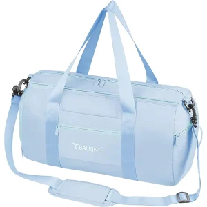 Eco-friendly Lightweight Waterproof Foldable Large Capacity Travel Duffel Bag Inner Pocket for Women Men Gym Swim Sports Bag