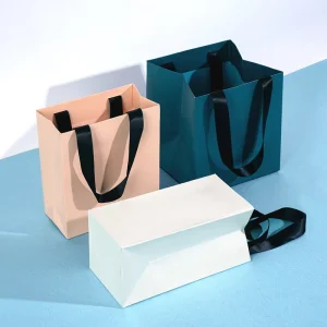 Eco friendly Shopping Gift Bags Custom Foldable Shopping Bag