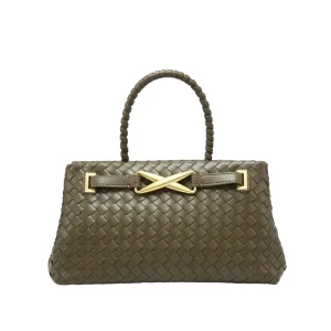 Elegant Women’s Waterproof Soft Eco Friendly PU Leather Handbag Chains Large Capacity Top Handle Shoulder Crossbody Tote Durable