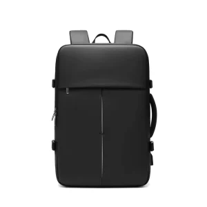 Expandable Travel Backpack with Dry Wet Separation USB Port Side Carry & Trolley Strap Shoulder Strap Card Pocket Bag