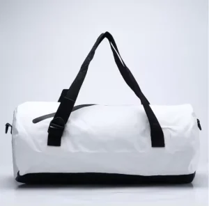 FHB017 Custom 500DPVC Floating Waterproof Duffel Bag Foldable Sports Travel Zipper Closure Large Polyester