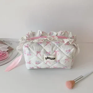 Fabric Lace Cosmetic Storage Bag