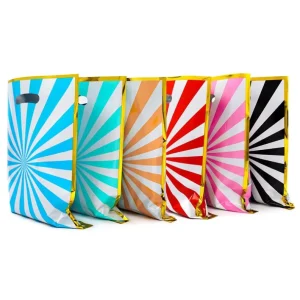 Factory 10pcs lot Birthday Party Gift Bag Plastic Children’s Candy Gift Pearlescent Film Bags