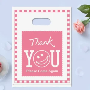 Factory Cross Border Plastic Handbags PE Printed Gift Shrink Bags Clothing Shopping Thank You Bags