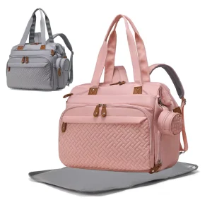 Factory Custom Diaper Bags Waterproof Mommy Backpack Travel Bag Stylish Designer Stroller Diaper Shoulder Bag