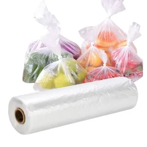 Factory Custom LDPE PE Side Gusset Roll Bags Auto Dispenser System for Supermarket Exhibition Supply Plastic Bag