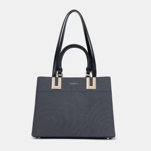 Factory Custom Pu Leather Handbags Women’s Pu Tote Bags With Custom Printed Logo Shoulder Bag