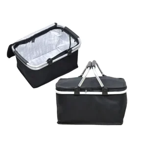 Factory Customized Creative Preservation Insulation Zipper Lunch Basket Picnic Bag