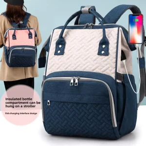 Factory Direct Baby Bag for Moms Multi-functional Fashionable for Home Storage Lightweight Insulated Breathable Power Bag