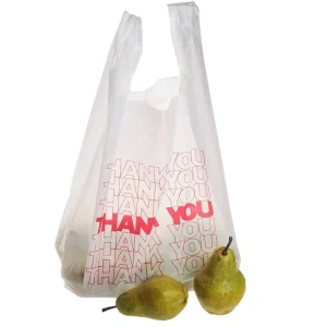 Factory Direct Disposable HDPE LDPE PE T Shirt Shopping Bags Custom Printing Supermarket Retail Grocery Supply