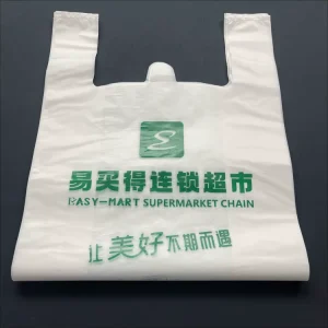 Factory Direct HDPE T-shirt Shopping Bag Vest Handle Gravure Printed Customizable for Retail & Grocery