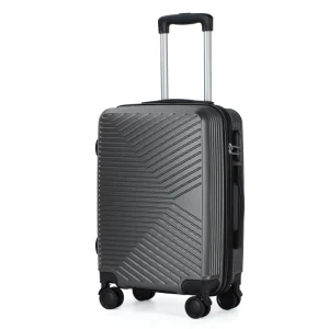 Factory Direct Japan Design Stopper Caster ABS PC Trolley Luggage Carrying Case Travel Suitcases