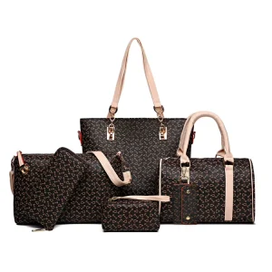 Factory Direct Large Capacity Bags for Women Women’s Minimalistic Shoulder Bag Bag Sets 6 Piece Women