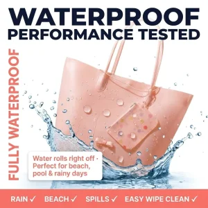Factory Direct Matte Clear PVC Jelly Women Shopping Tote Bag Waterproof Large Capacity Colorful Candy Summer Beach
