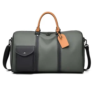 Factory Direct Men Large Capacity Leather Gym Bag for Men Travel Bag for Men
