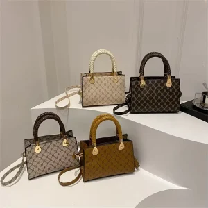 Factory Direct Vintage Women’s Bag Women’s Shoulder Bag Square Tote Bags for Women Designer