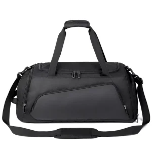 Factory Fashion Custom Logo Waterproof Unisex Fitness Tote Travel Sport Gym Tactical Duffle Bag Canvas Polyester