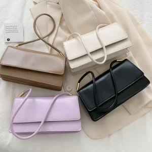 Factory Ladies Purses And Handbags Women’s Solid Color Crossbody Bags Woman Shoulder Messenger Sling Bags