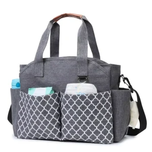 Factory Large Capacity Single Shoulder Waterproof Light Weight Oxford Mommy Bag Storage Baby Diaper Bag