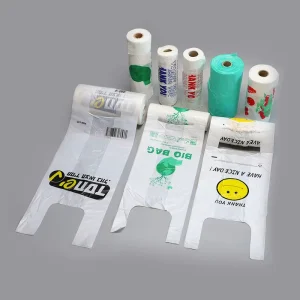 Factory Price Grocery HDPE LDPE Biodegradable Supermarket Shopping Printing Customization Plastic T Shirt Vest Bag