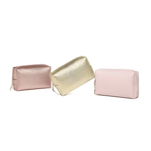 Factory Price Travel Cosmetic Bag Small Makeup Bag Fashion PU Leather Makeup Bag Makeup Organizer