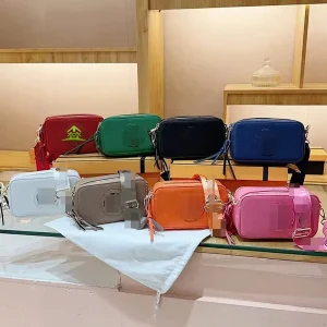 Factory made Small square Buns Women’s All Match New Fashionable Wide Shoulder Messenger Camera Bag Litchi Pattern