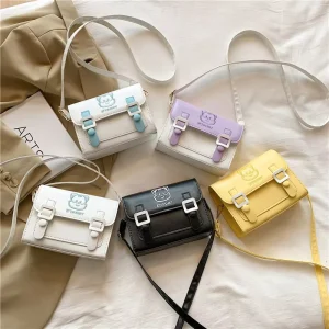 Fashion Casual Cross Body Bag Women MINI PU One Shoulder Bags Casual Cross Body Bag With Buttons