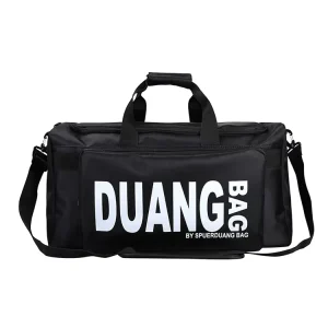 Fashion Custom Logo Travel Tote Bag Waterproof Large Capacity Outdoor Gym Training Sports Travel Storage Bag