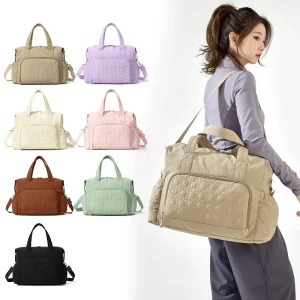 Fashion Diaper Bag Tote Bag with Large Capacity for Mommy Eco friendly Mommy Large Capacity Tote Storage Soft Nursery Bag